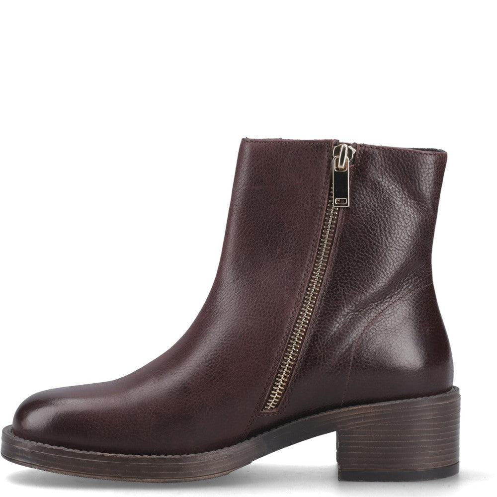 Ladies Ankle Boots Brown Hush Puppies Ayla Boot