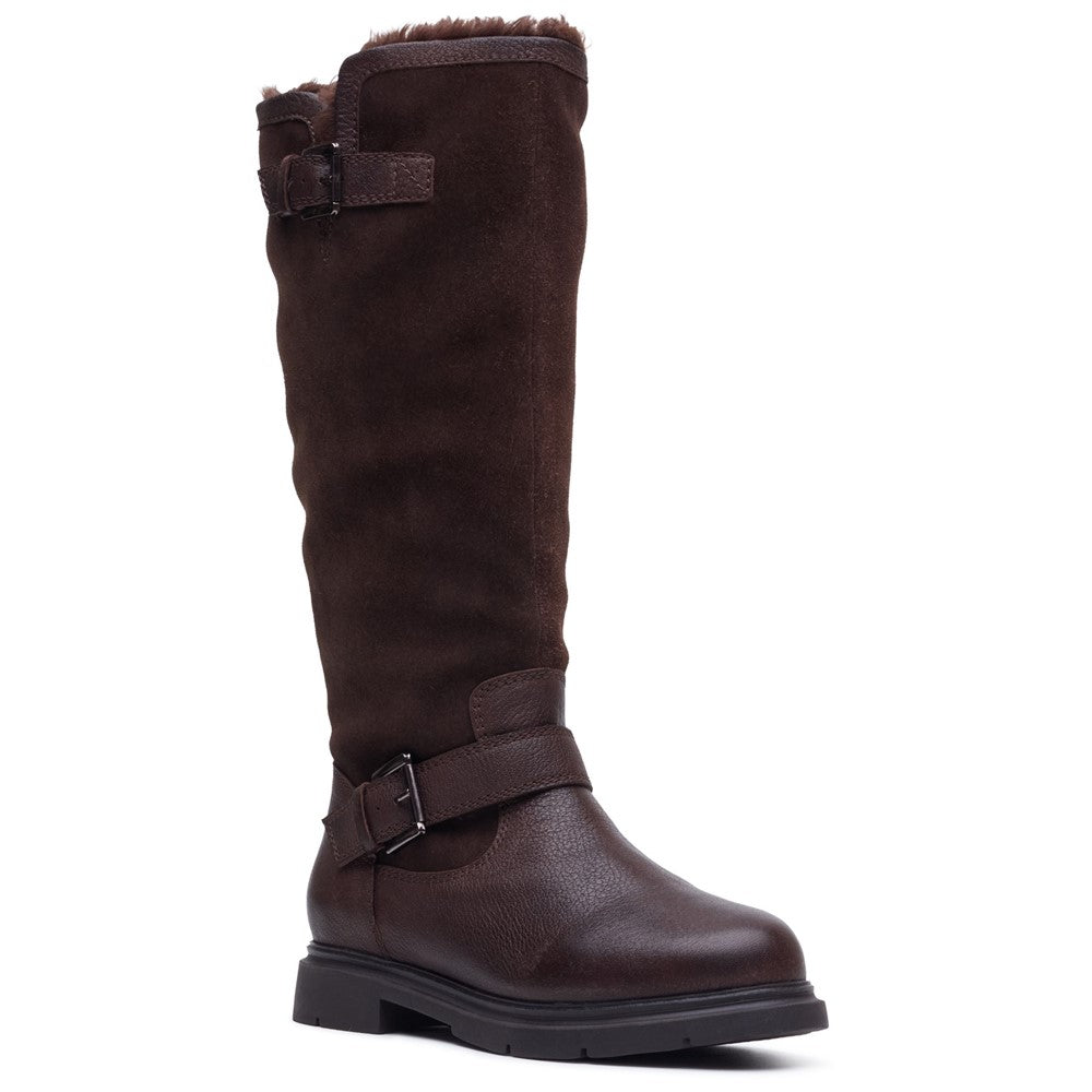 Ladies Long Boots Brown Hush Puppies Cressida Long Boot