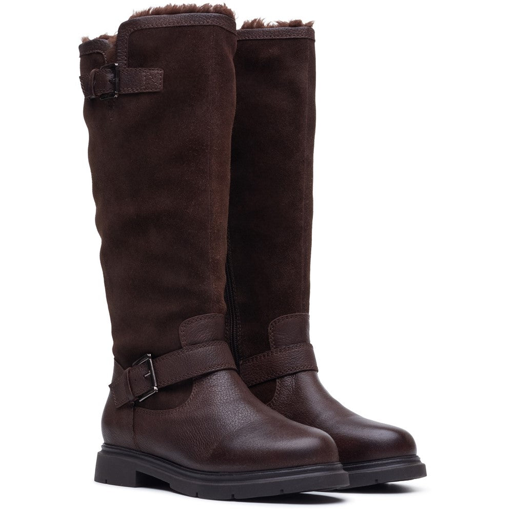 Ladies Long Boots Brown Hush Puppies Cressida Long Boot