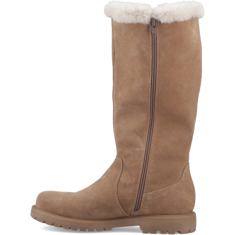 Ladies Long Boots Tan Hush Puppies Honor Long Boot