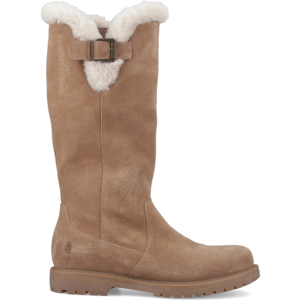 Ladies Long Boots Tan Hush Puppies Honor Long Boot