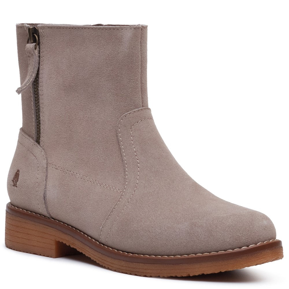 Ladies Ankle Boots Taupe Hush Puppies Marien Boot