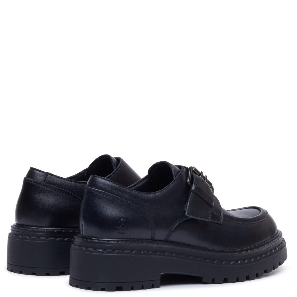 Lace Ladies Shoes Black Hush Puppies Orla Monk Shoe