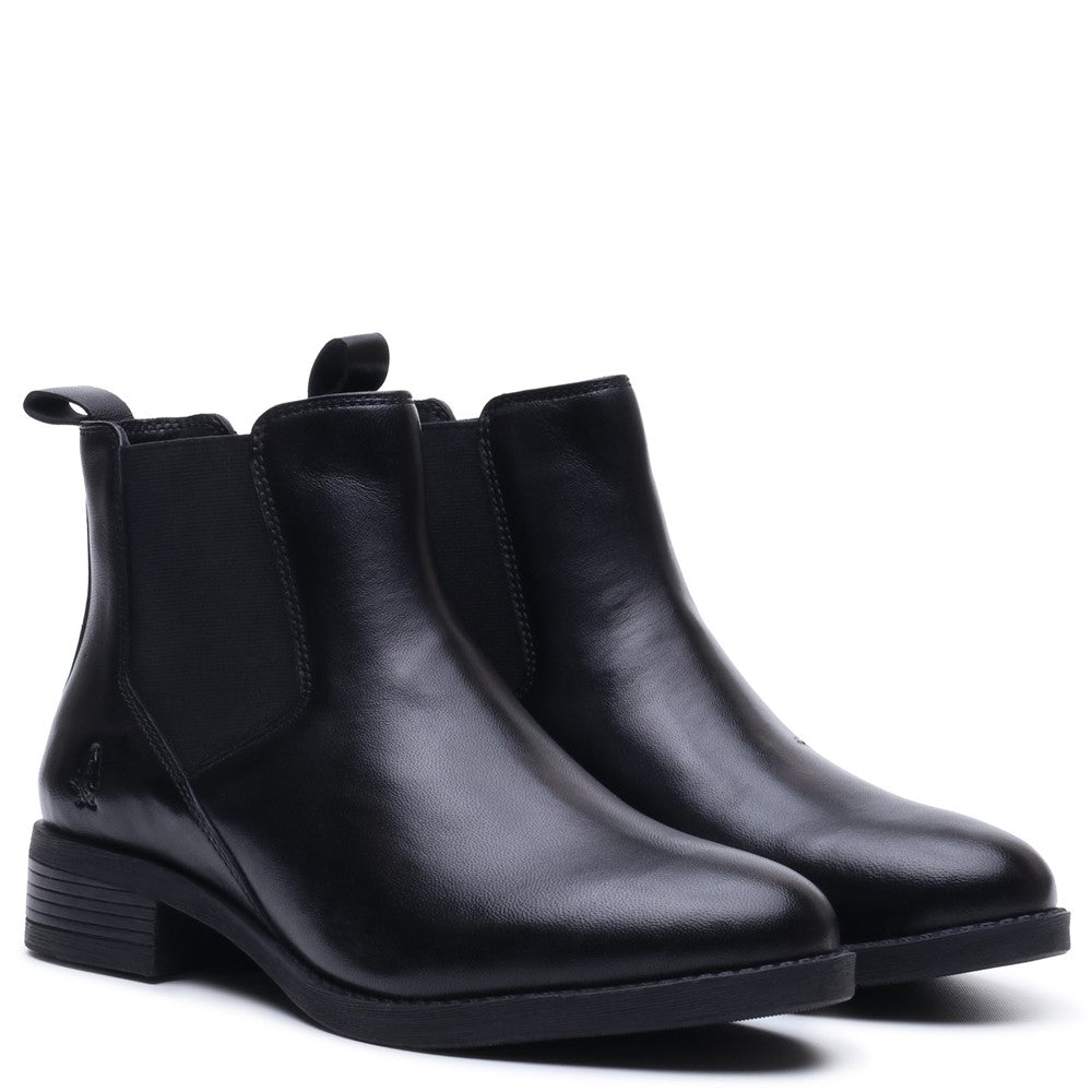 Ladies Ankle Boots Black Hush Puppies Peyton Ankle Boot