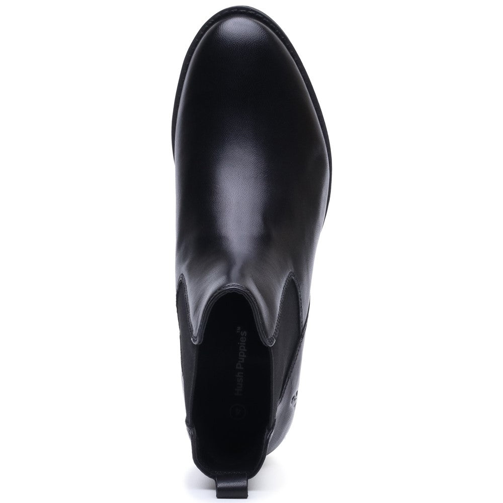 Ladies Ankle Boots Black Hush Puppies Peyton Ankle Boot