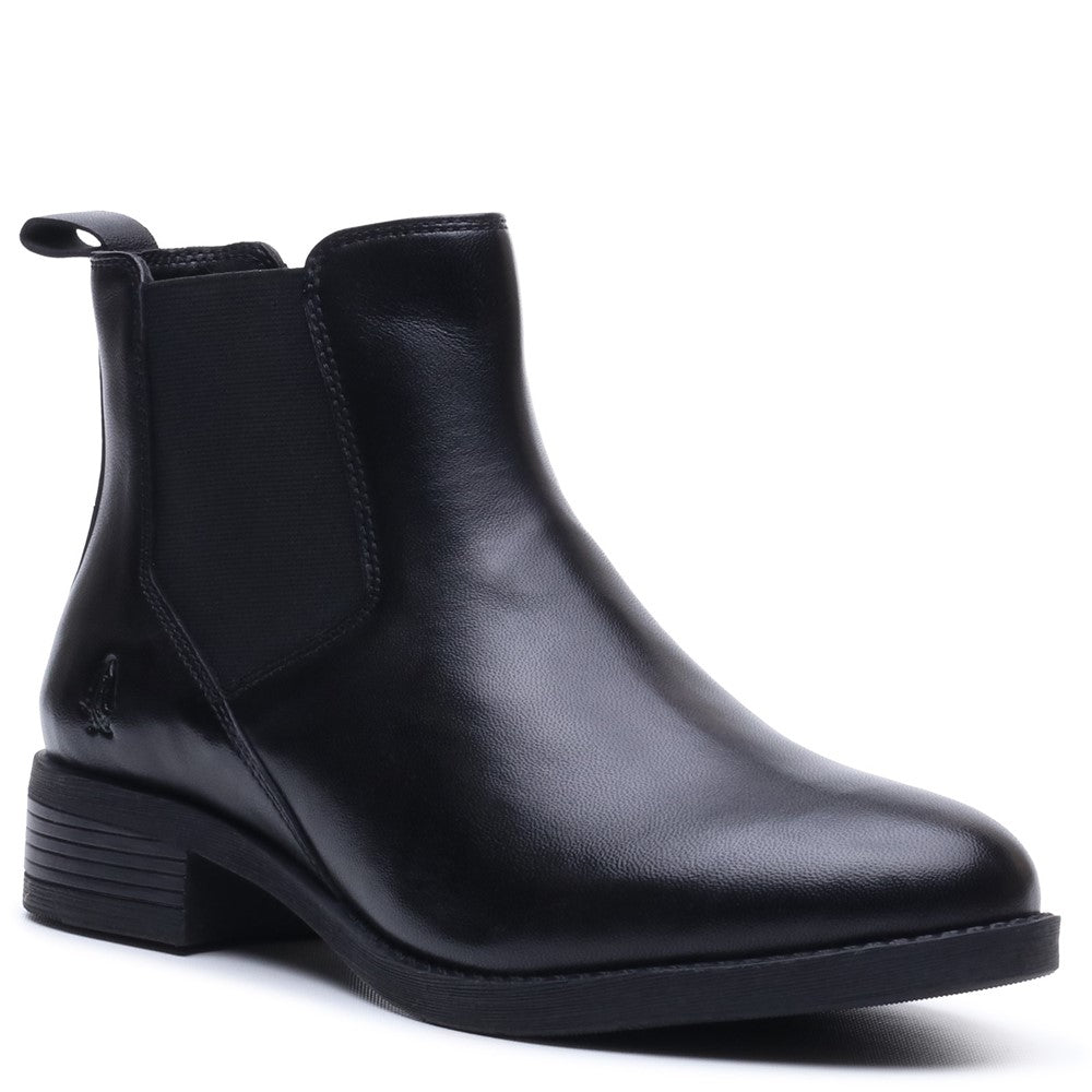 Ladies Ankle Boots Black Hush Puppies Peyton Ankle Boot