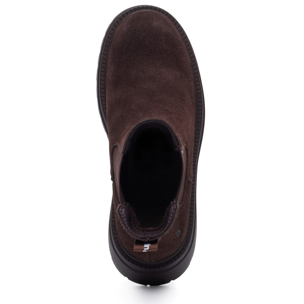 Ladies Ankle Boots Chocolate Hush Puppies Rose Chelsea Boot