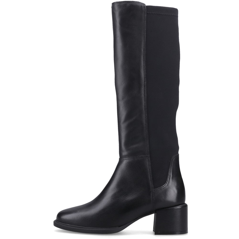 Ladies Long Boots Black Hush Puppies VERA LONG BOOT