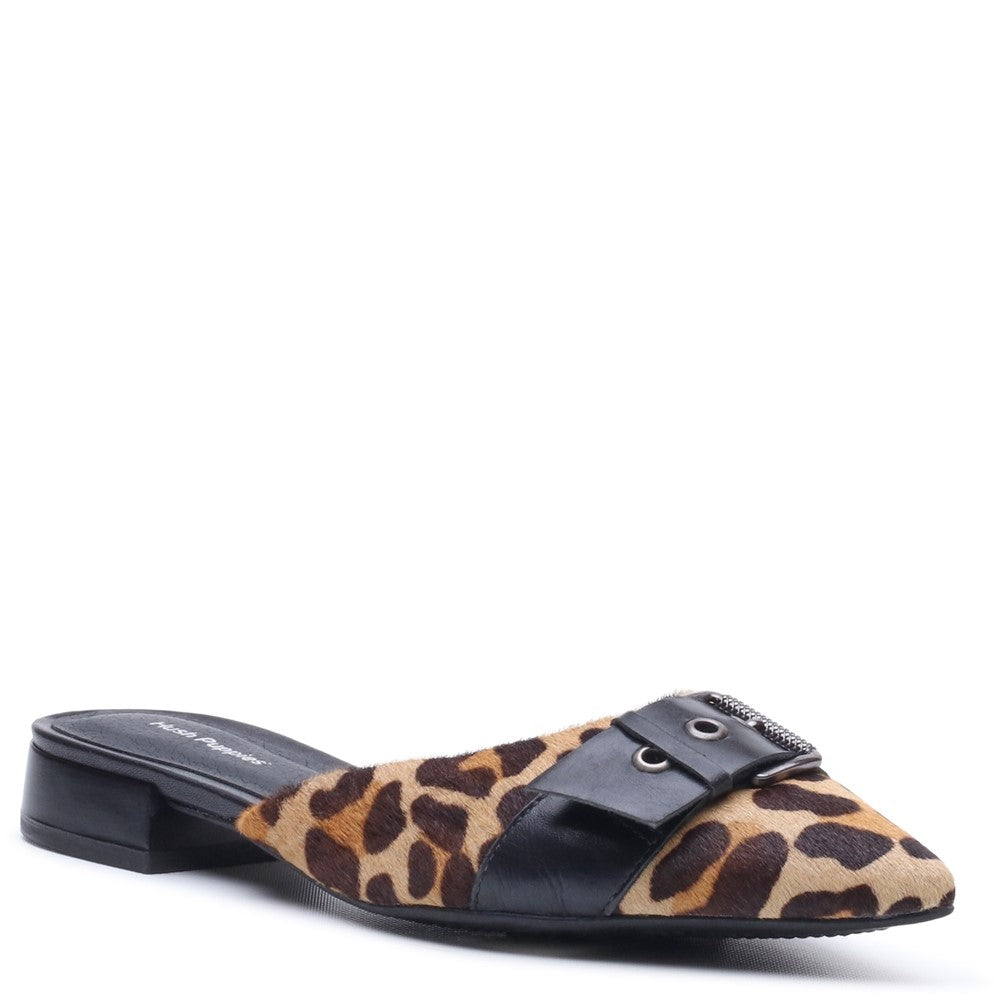 Slip On Ladies Shoes Leopard Hush Puppies VESPER MULE