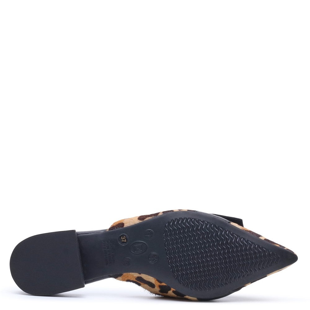 Slip On Ladies Shoes Leopard Hush Puppies VESPER MULE