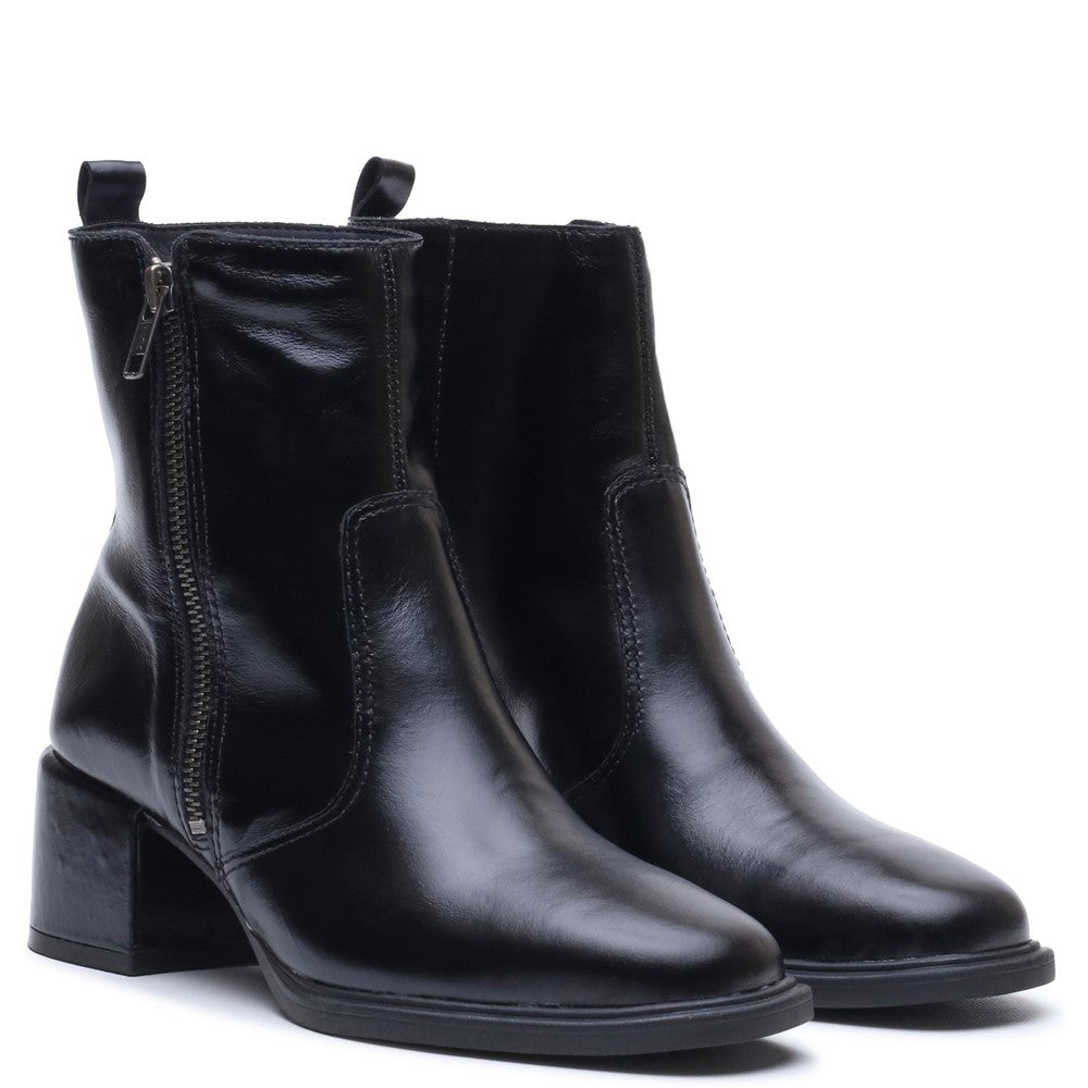 Ladies Ankle Boots Black Hush Puppies VIOLET ANKLE BOOT