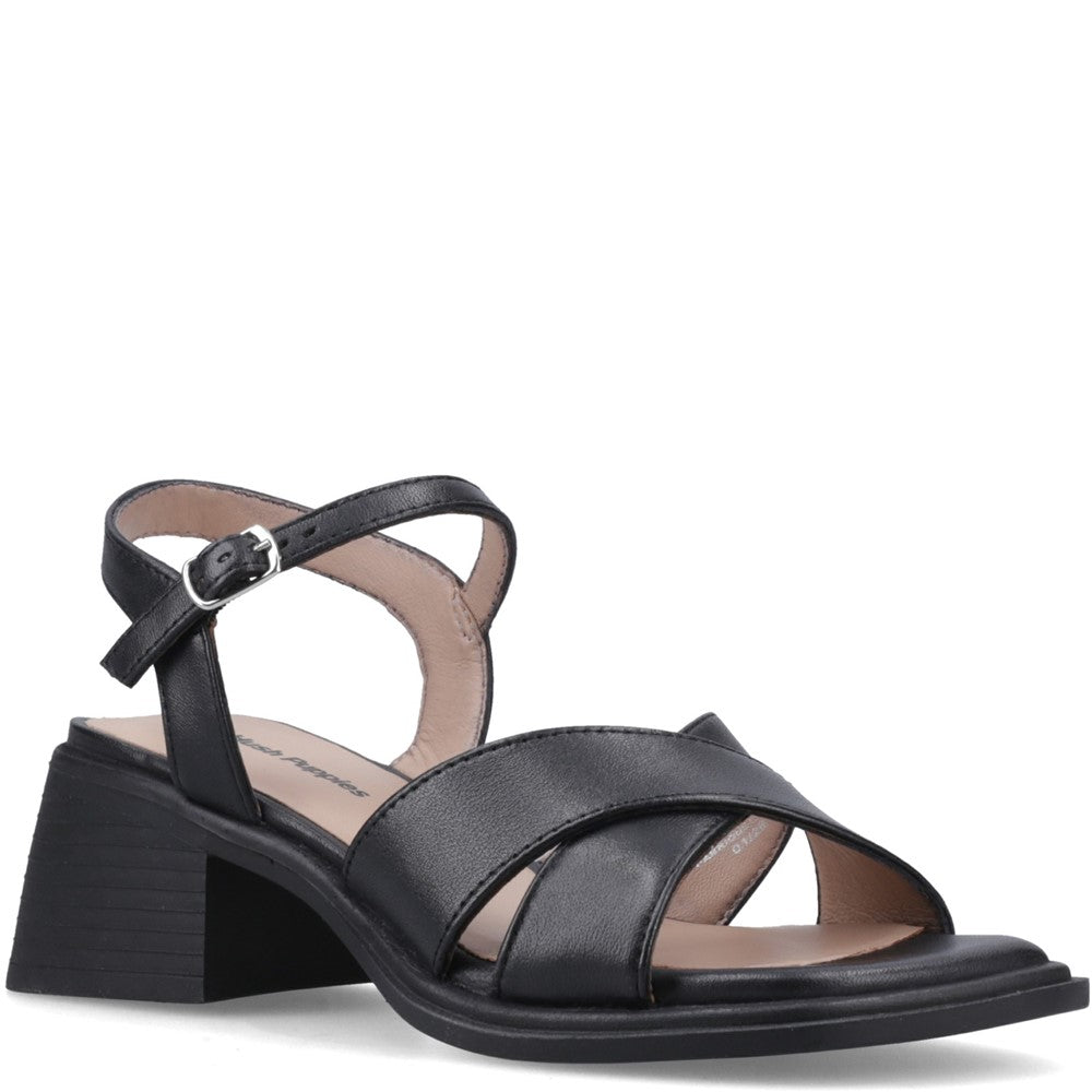 Ladies Heels Black Hush Puppies ZURI HEEL