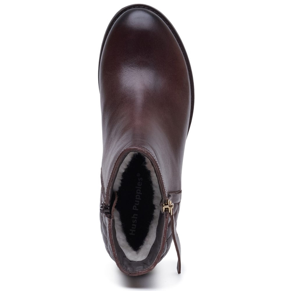 Ladies Ankle Boots Brown Hush Puppies Halia Ankle Boot