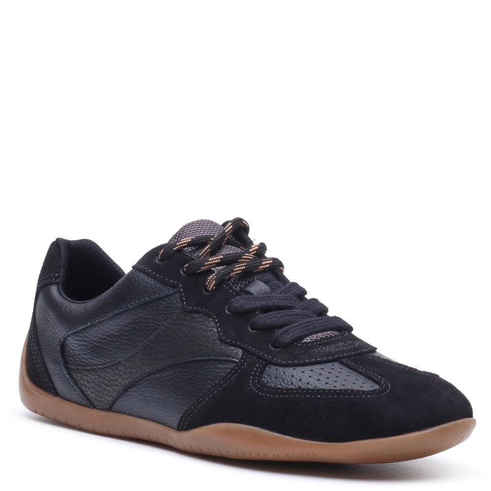 Ladies Sports Black Hush Puppies Jovie Sneaker