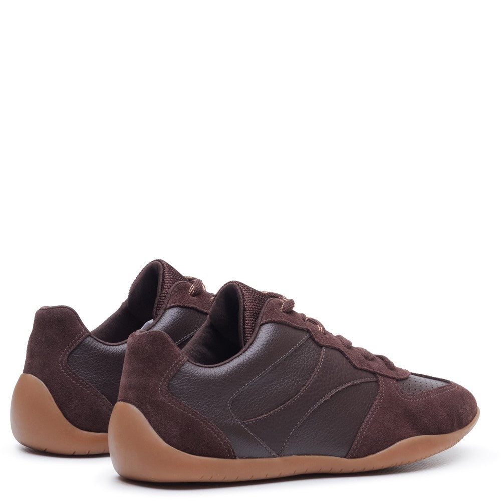 Ladies Sports Chocolate Hush Puppies Jovie Sneaker