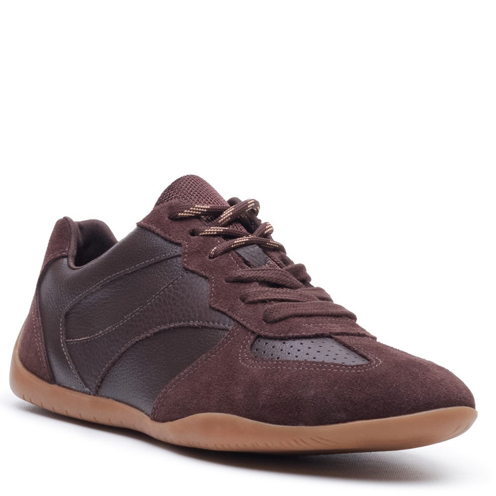 Ladies Sports Chocolate Hush Puppies Jovie Sneaker