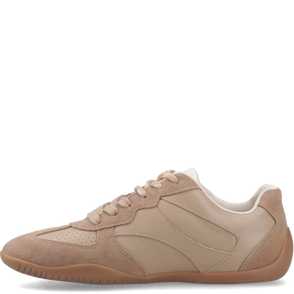 Ladies Sports Tan Hush Puppies Jovie Sneaker