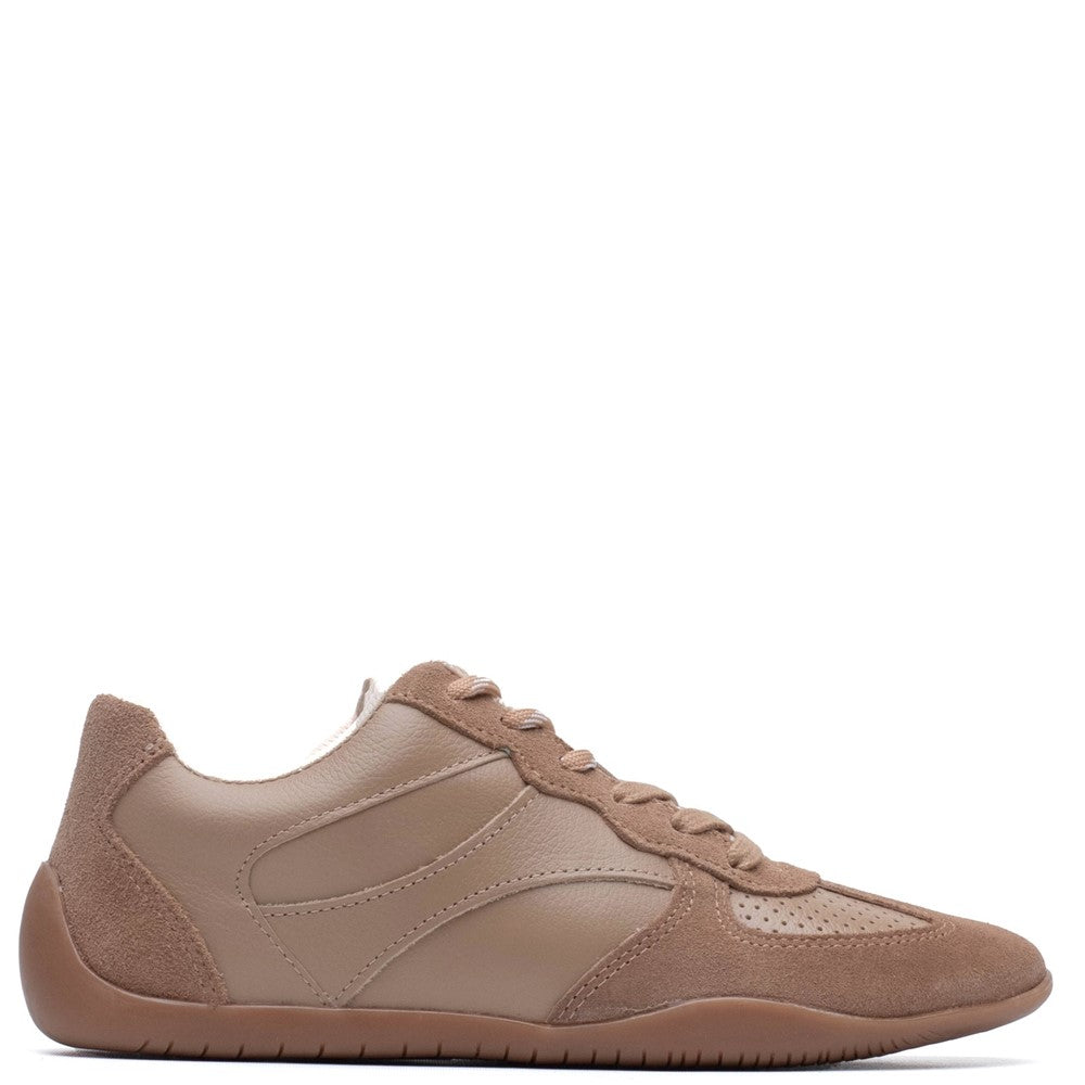 Ladies Sports Tan Hush Puppies Jovie Sneaker