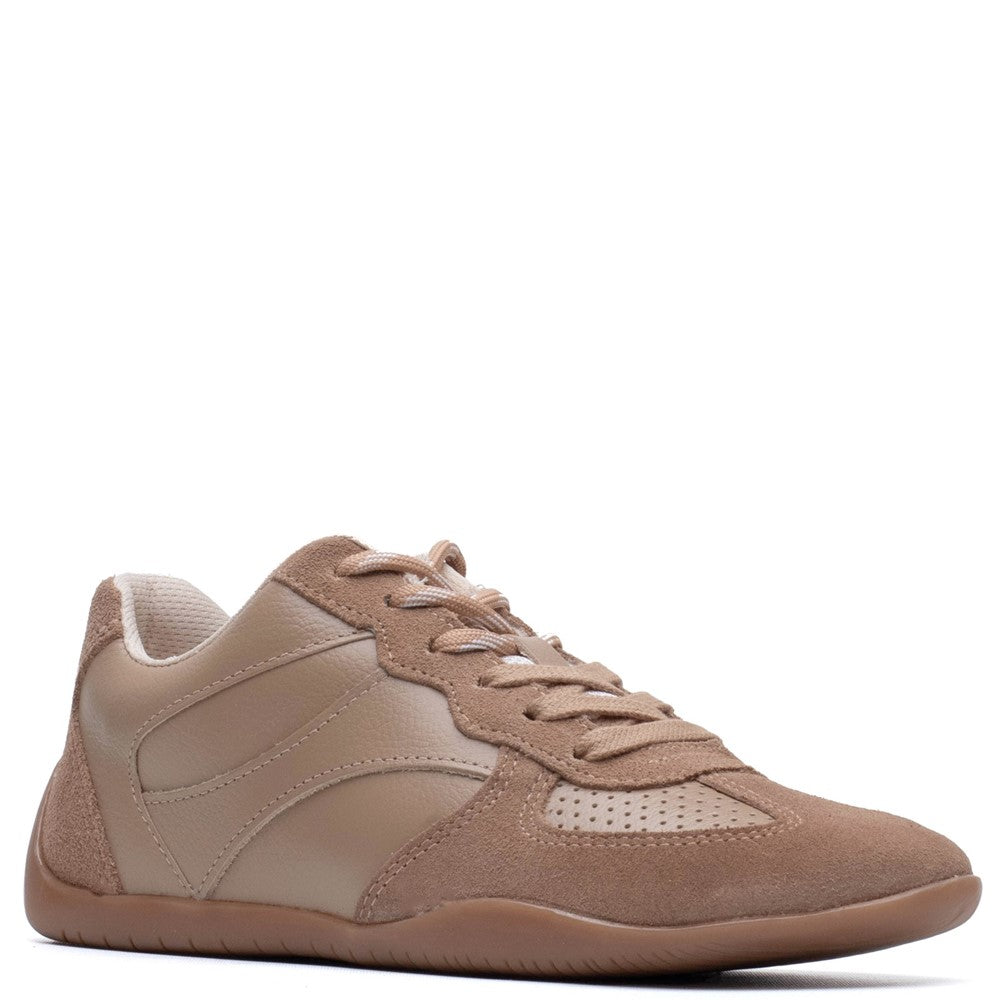 Ladies Sports Tan Hush Puppies Jovie Sneaker