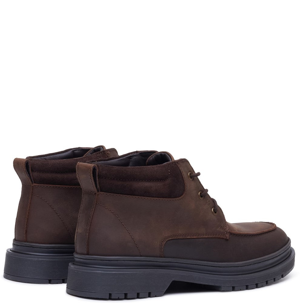 Mens Boots Brown Hush Puppies Jerome Chukka Boot