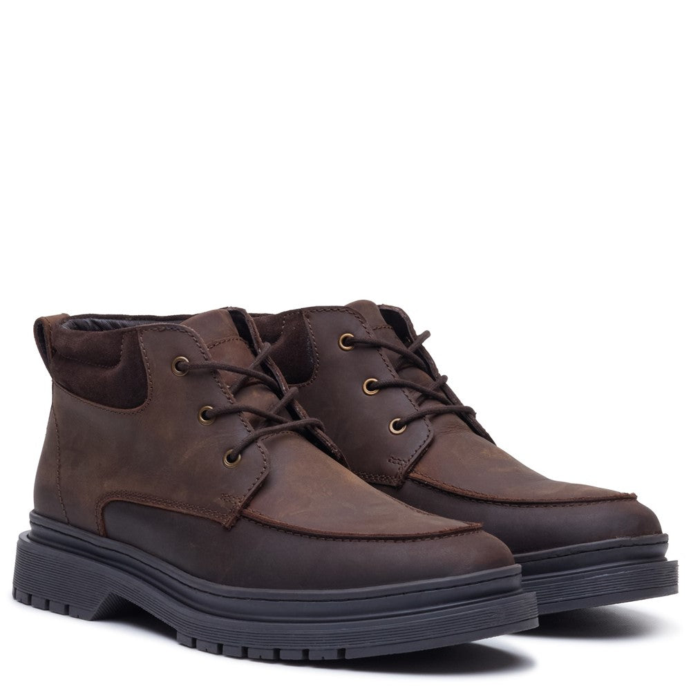 Mens Boots Brown Hush Puppies Jerome Chukka Boot