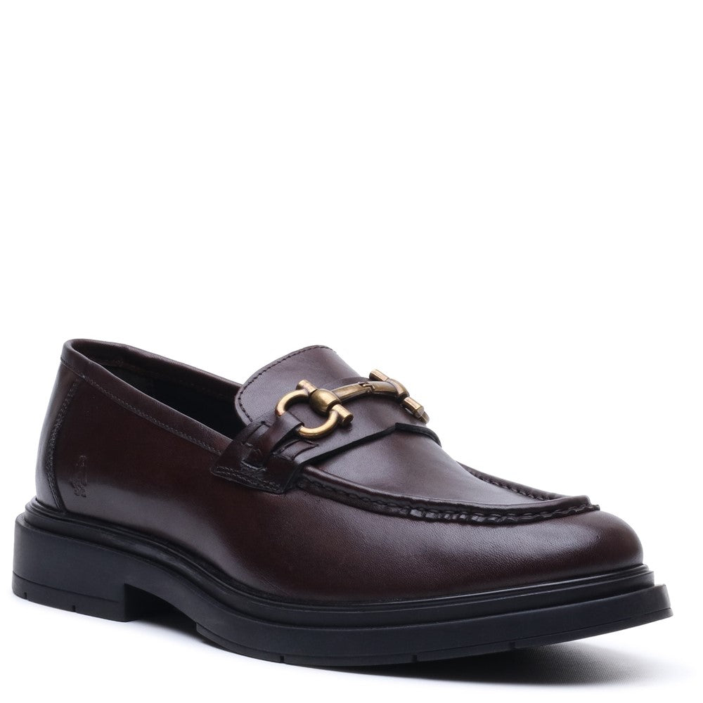 Mens Formal Slip On Shoes Brown Hush Puppies Edgar Loafer