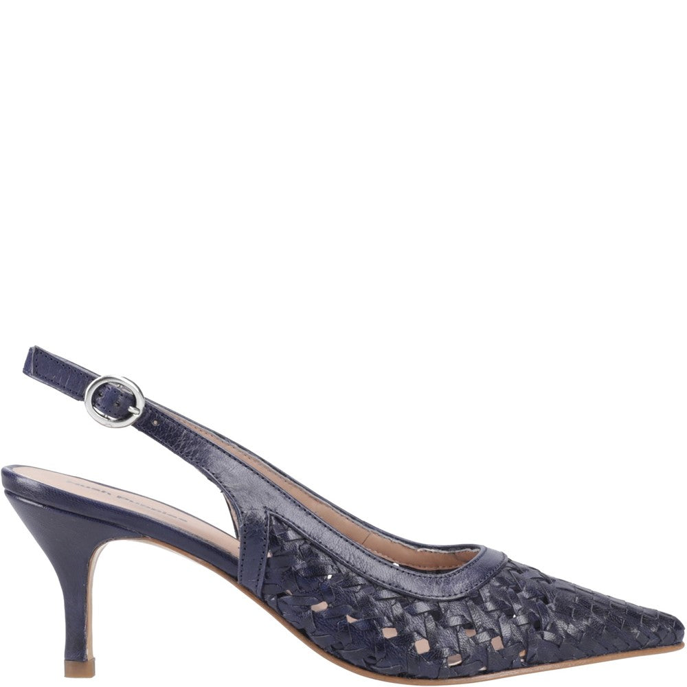 Ladies Heels Navy Hush Puppies DALIA KITTEN HEEL