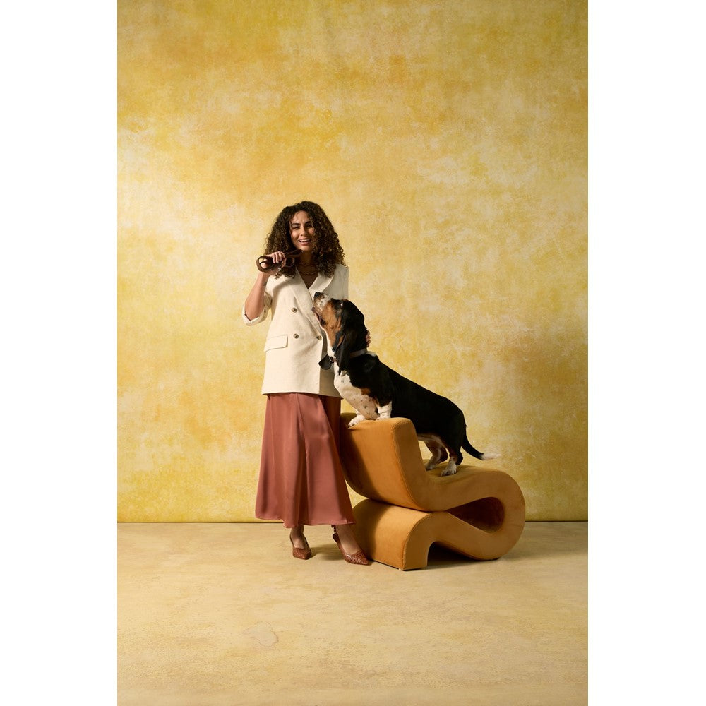 Ladies Heels Tan Hush Puppies DALIA KITTEN HEEL