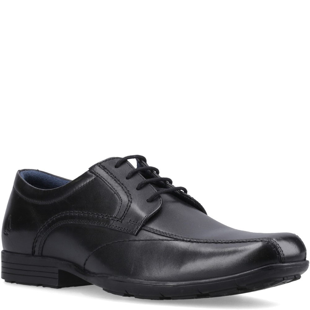 Boys BTS Black Hush Puppies ARGYLL M
