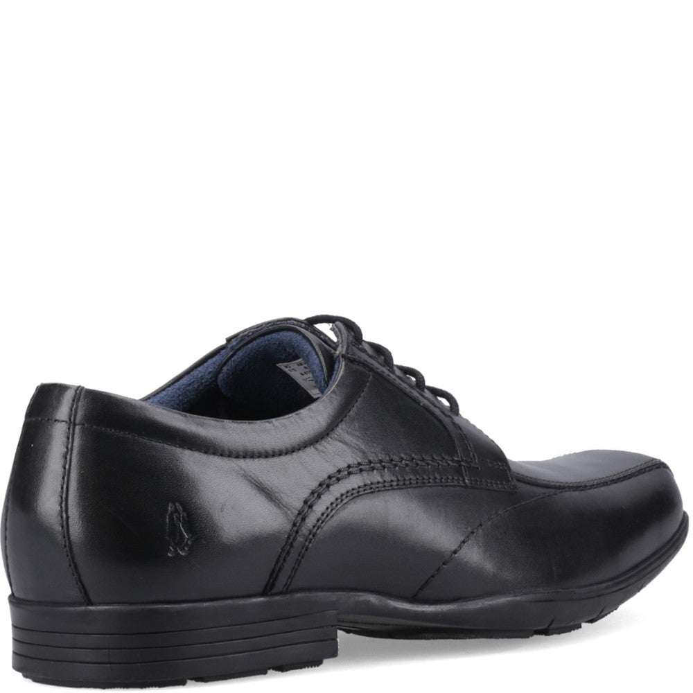 Boys BTS Black Hush Puppies ARGYLL M