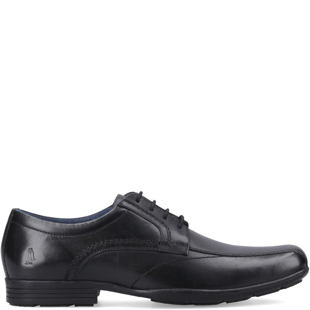 Boys BTS Black Hush Puppies Argyll L