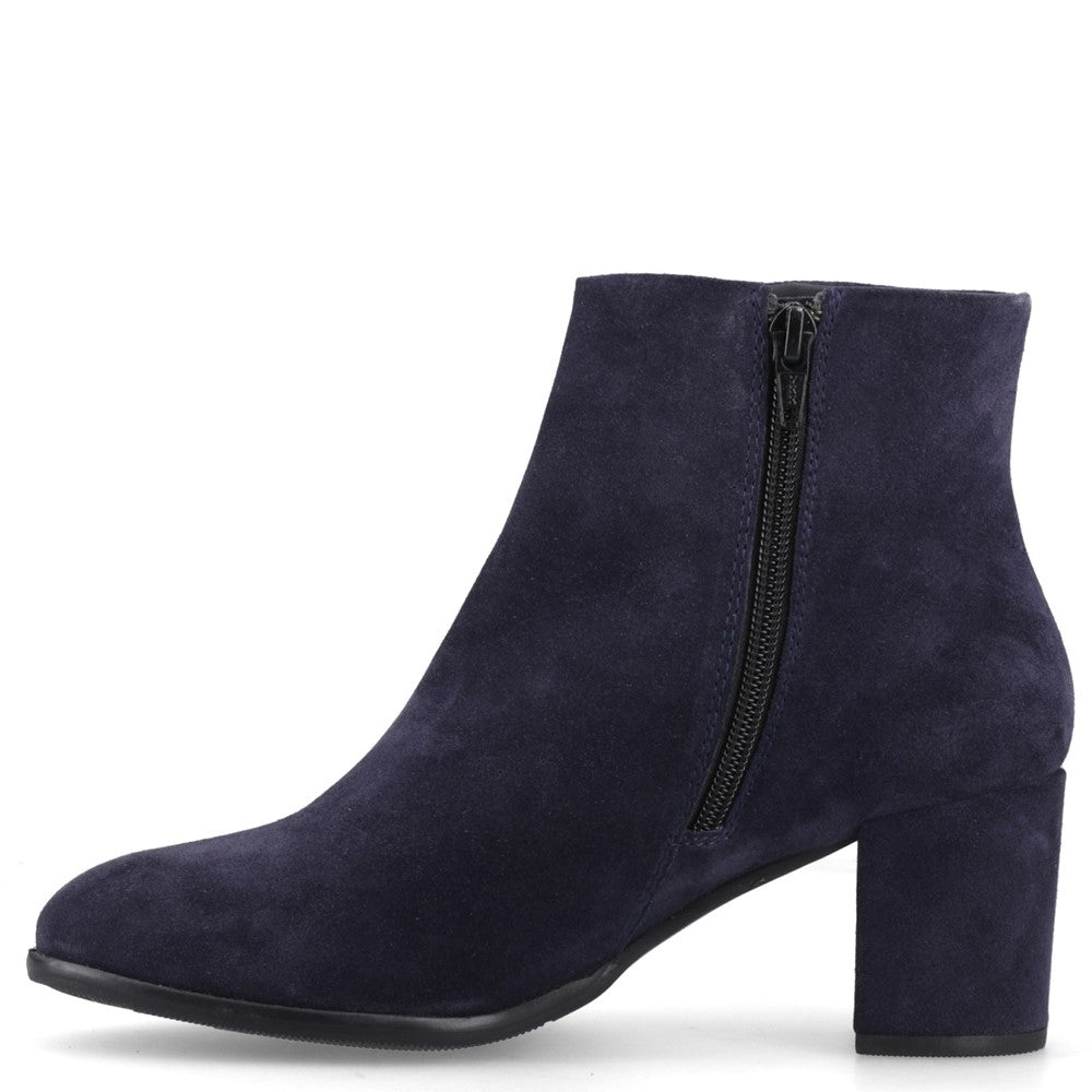 Ladies Ankle Boots Navy Hush Puppies CLARIDY SUEDE BOOT