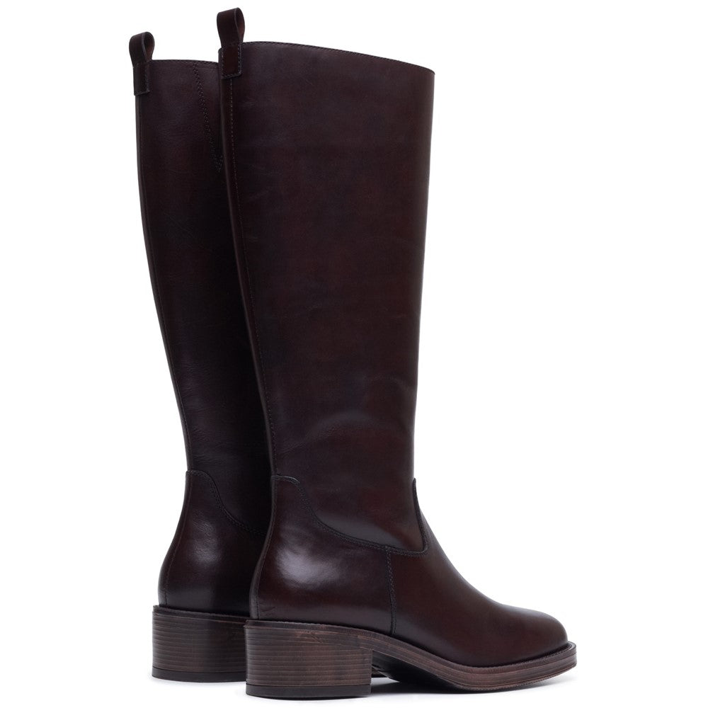 Ladies Long Boots Chocolate Hush Puppies Antonia Long Boot