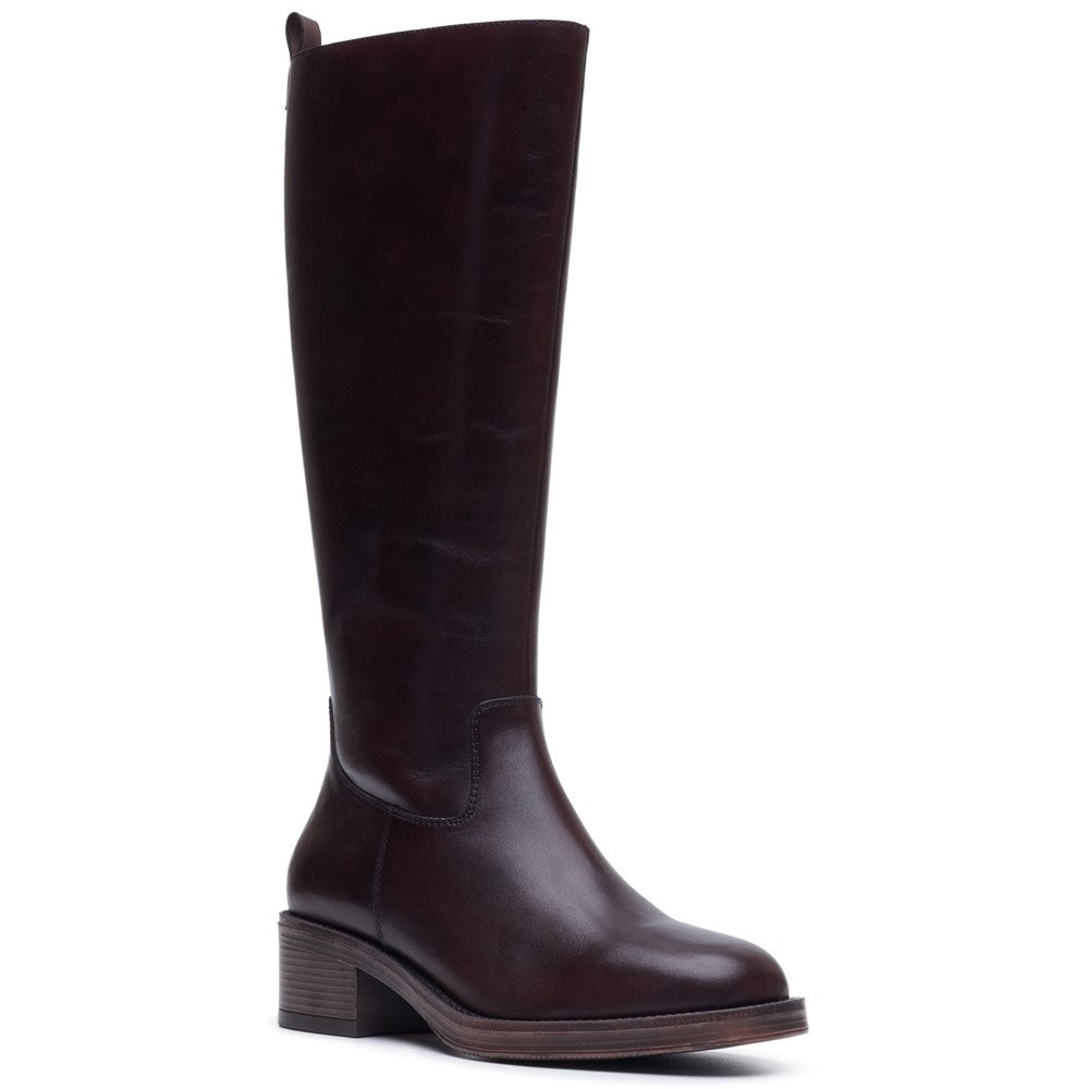 Ladies Long Boots Chocolate Hush Puppies Antonia Long Boot