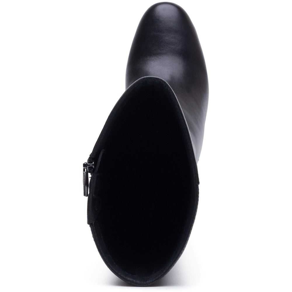 Ladies Long Boots Black Hush Puppies Oprah Long Boot