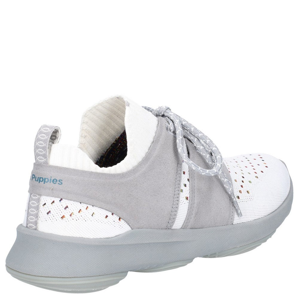 White World BounceMAX Lace-Up Trainers