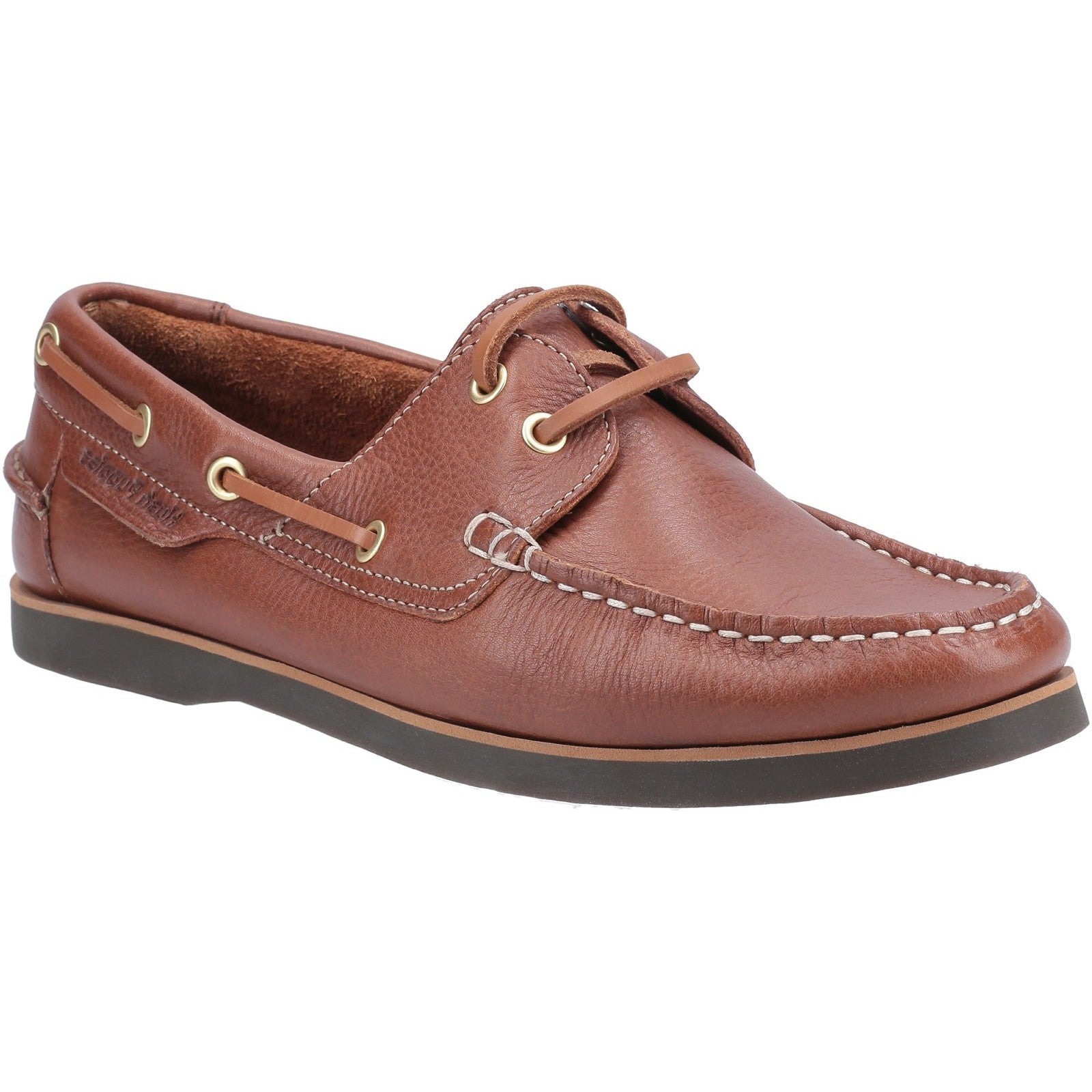 Shoe Ladies Summer Tan Hush Puppies Hattie Boat Shoe