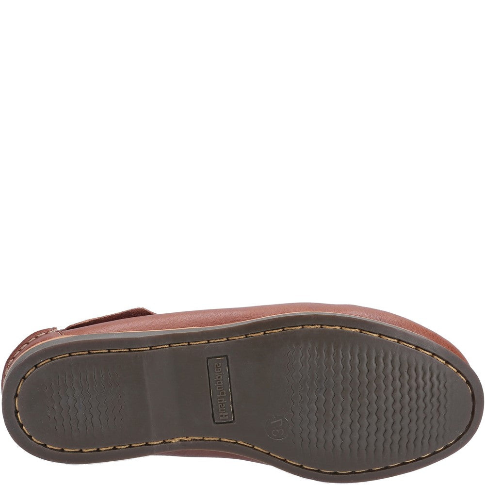 Shoe Ladies Summer Tan Hush Puppies Hattie Boat Shoe