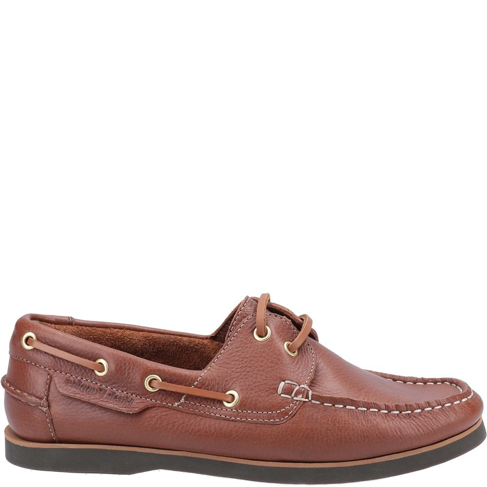 Shoe Ladies Summer Tan Hush Puppies Hattie Boat Shoe