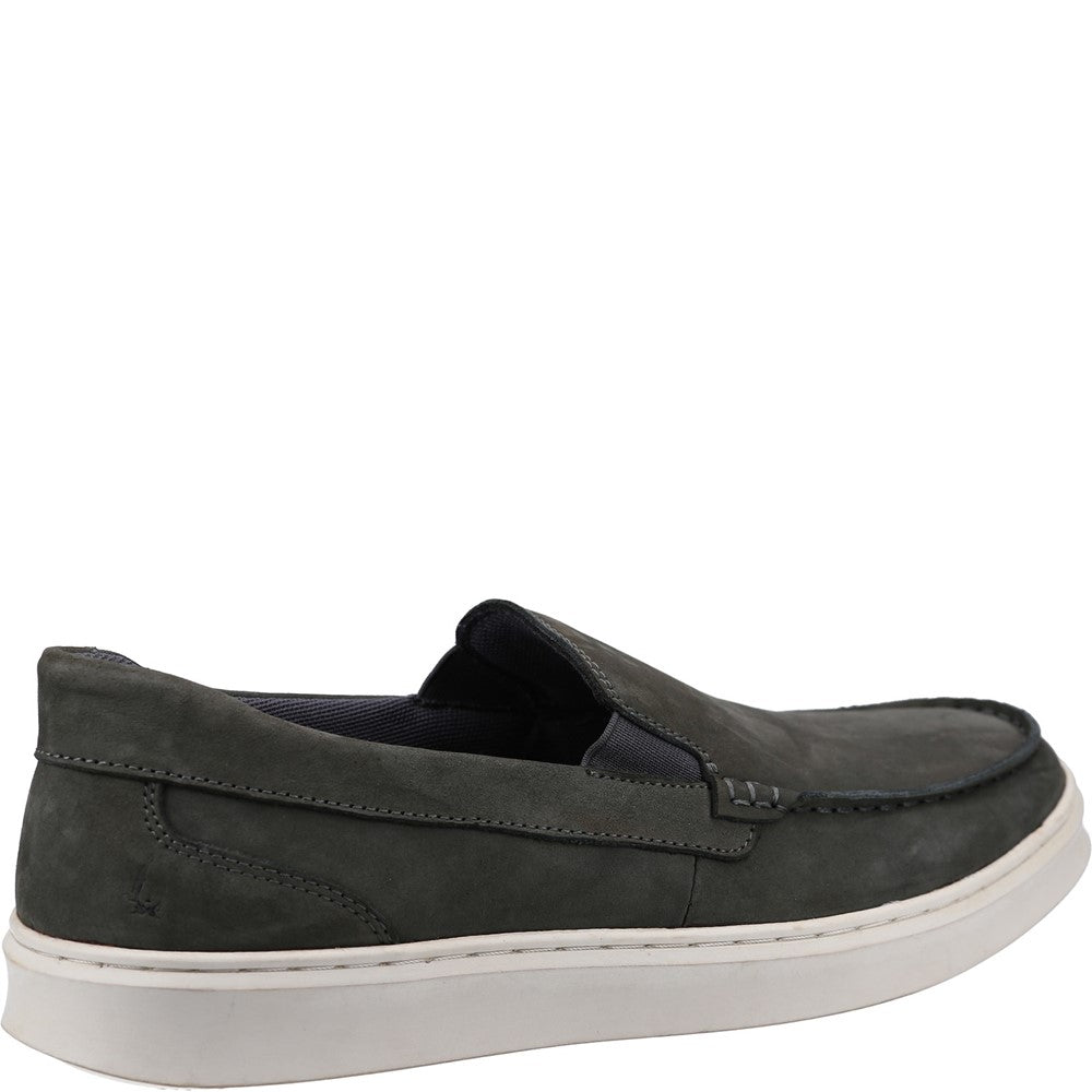 Mens Sports Grey Nubuck Hush Puppies Mount Shoe