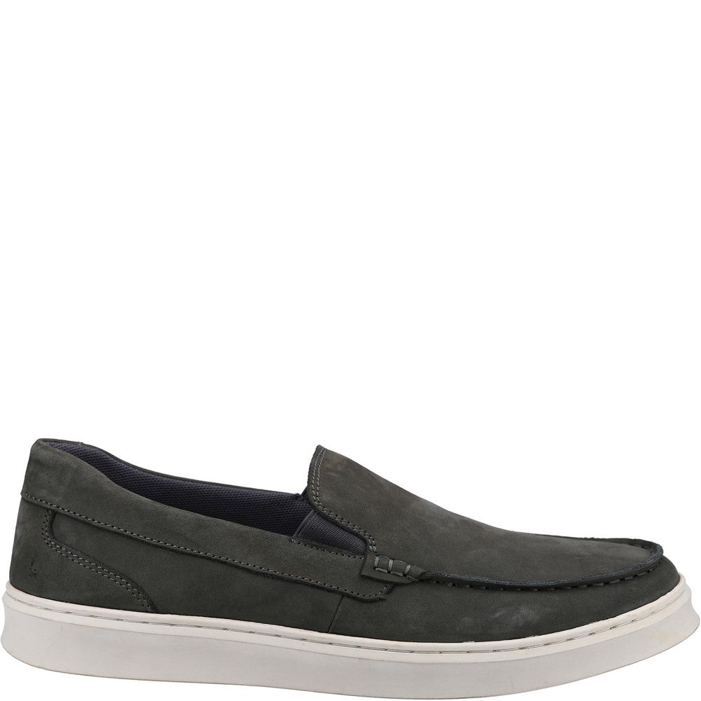 Mens Sports Grey Nubuck Hush Puppies Mount Shoe