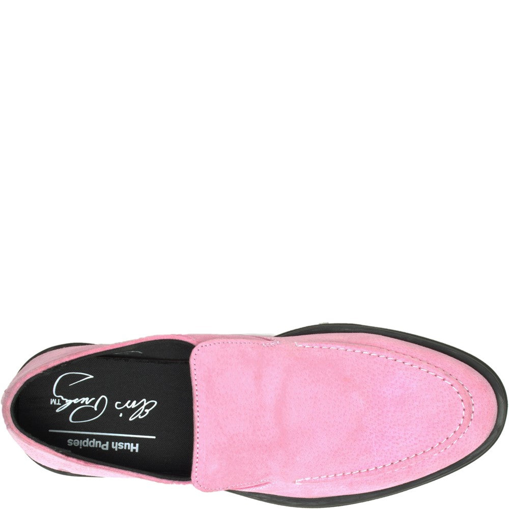 Slip On Mens Summer Pink Hush Puppies Elvis Shoe
