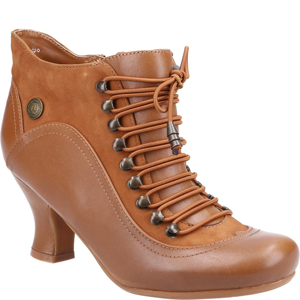 Vivianna Lace Up Heeled Boots