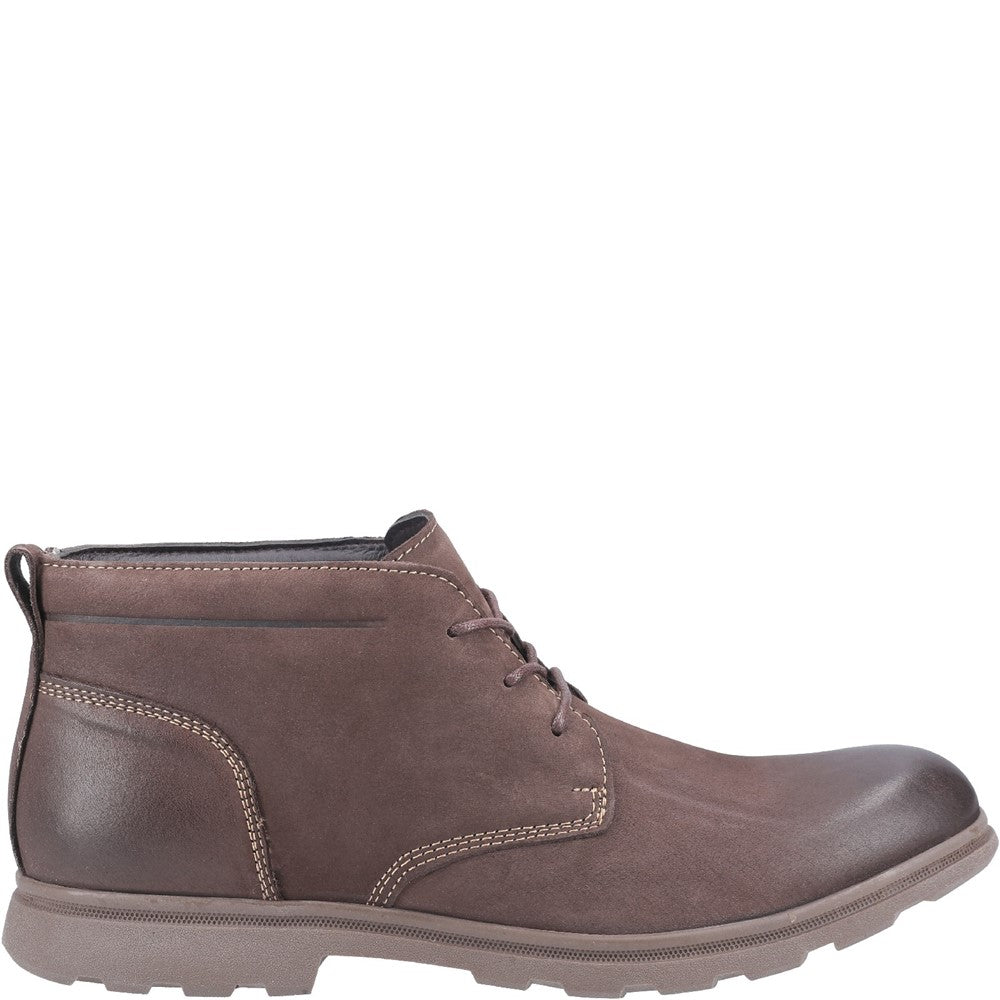 Mens Boots Brown Hush Puppies Tyson Chukka Boot
