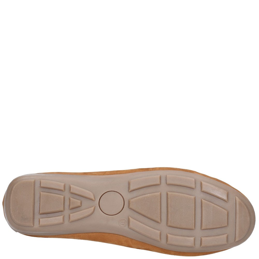 Slip On Ladies Shoes Tan Hush Puppies Maggie Toggle Shoe