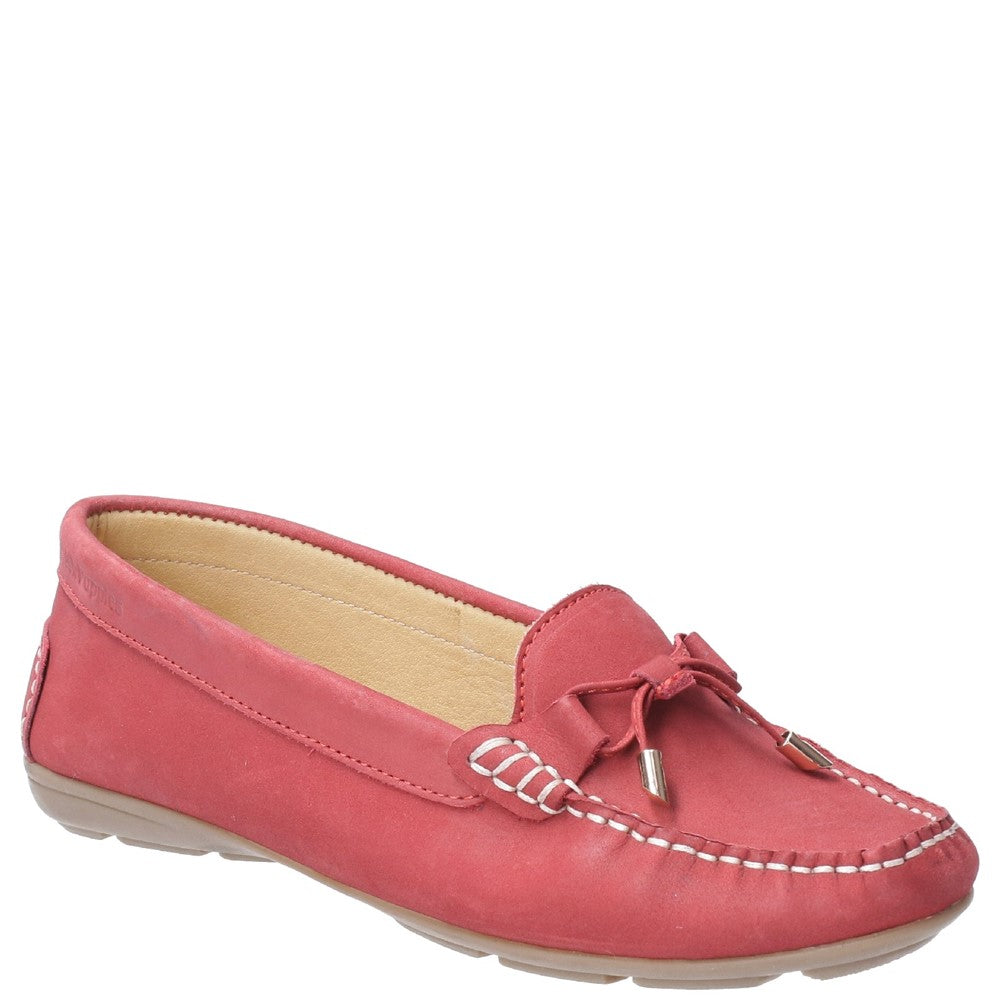 Slip On Ladies Shoes Red Hush Puppies Maggie Toggle Shoe