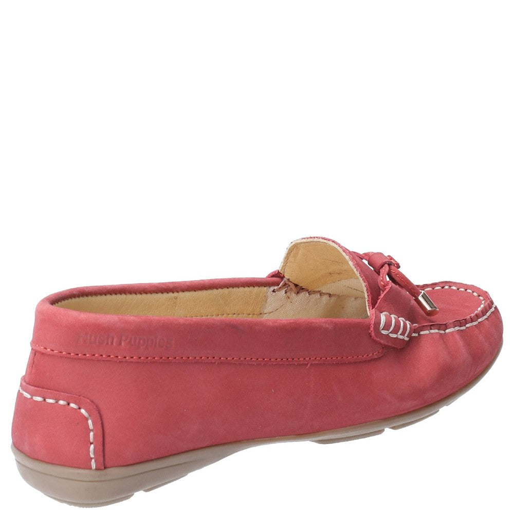 Slip On Ladies Shoes Red Hush Puppies Maggie Toggle Shoe