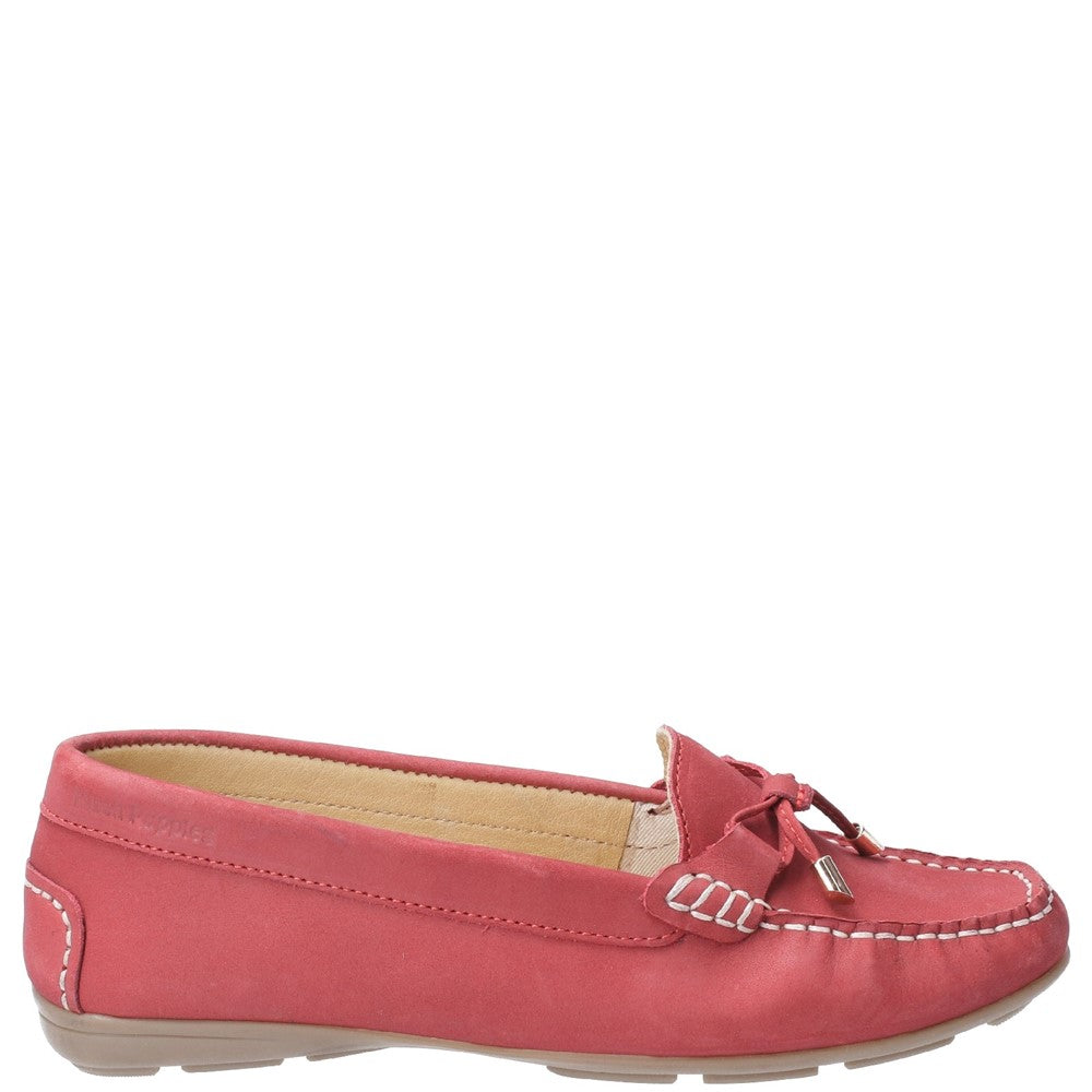 Slip On Ladies Shoes Red Hush Puppies Maggie Toggle Shoe