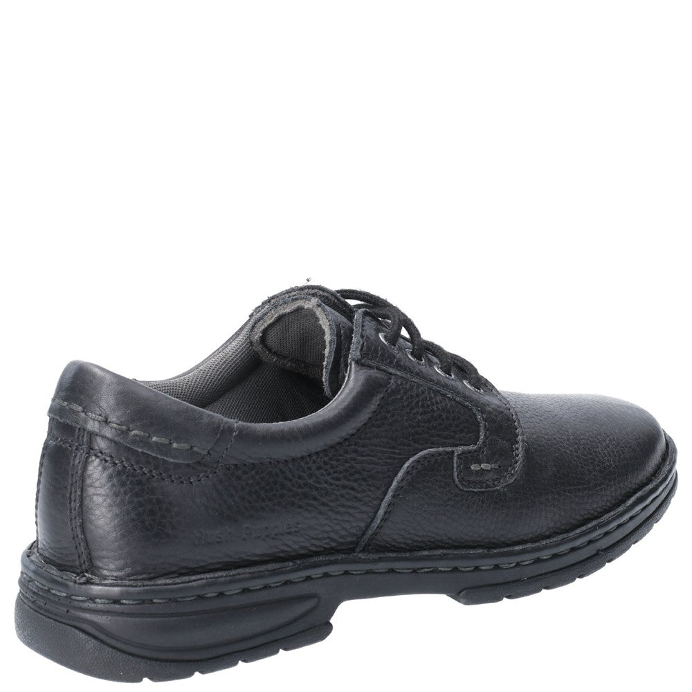 Mens Classic Lace Shoes Black Hush Puppies Outlaw II Shoe