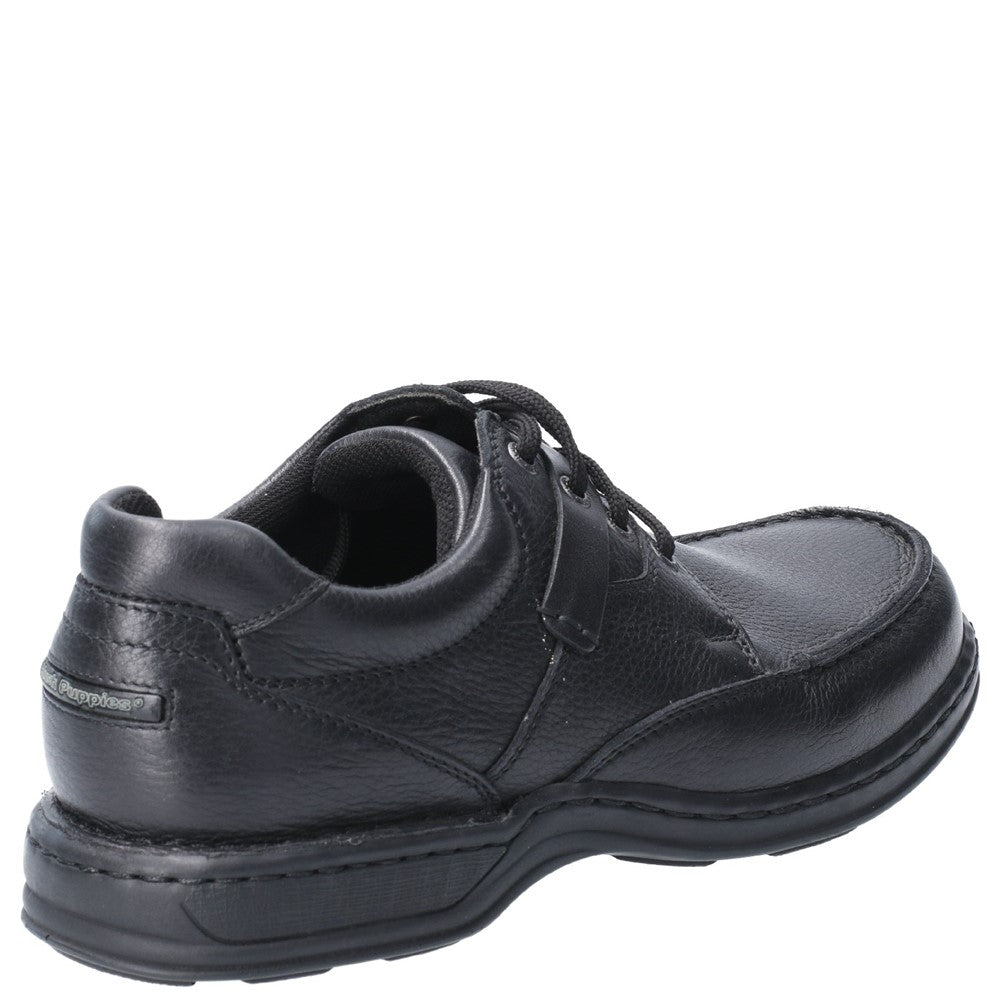 Mens Classic Lace Shoes Black Hush Puppies Randall II Shoe